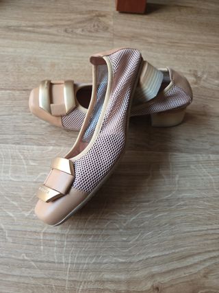Zapatos Hispanitas Beige Mujer