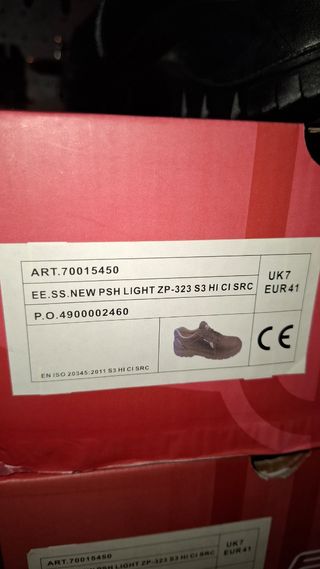 Zapatos de Seguridad PSH Negros