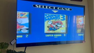 SNES con Super Mario All-Stars y 2 mandos