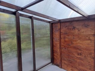 Invernadero 10m2 Madera Policarbonato poliestireno