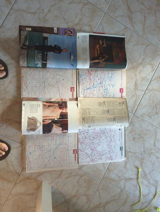 Lote de 4 revistas Patrones: moda internacional