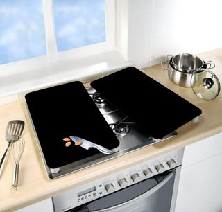 ✨ - Wenko placas vidrio negro cocina protección