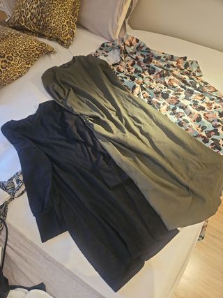 Lote 3 vestidos manga larga de mujer