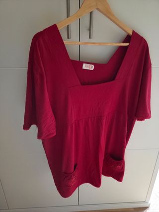 Camiseta Atenea Talla Única Roja