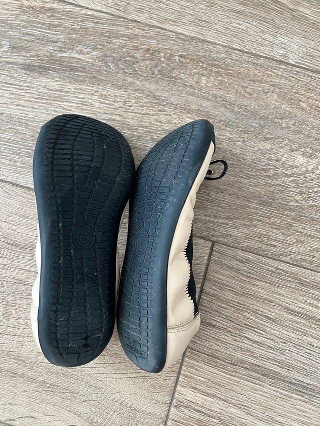 Ballerinas Groundies Mulher Tamanho 40 Bege/Preto