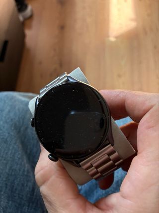 Reloj Inteligente Negro y Plateado amazfit 3