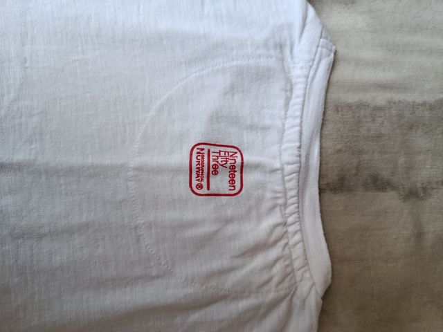 Camiseta Geographical Norway Blanca Talla S