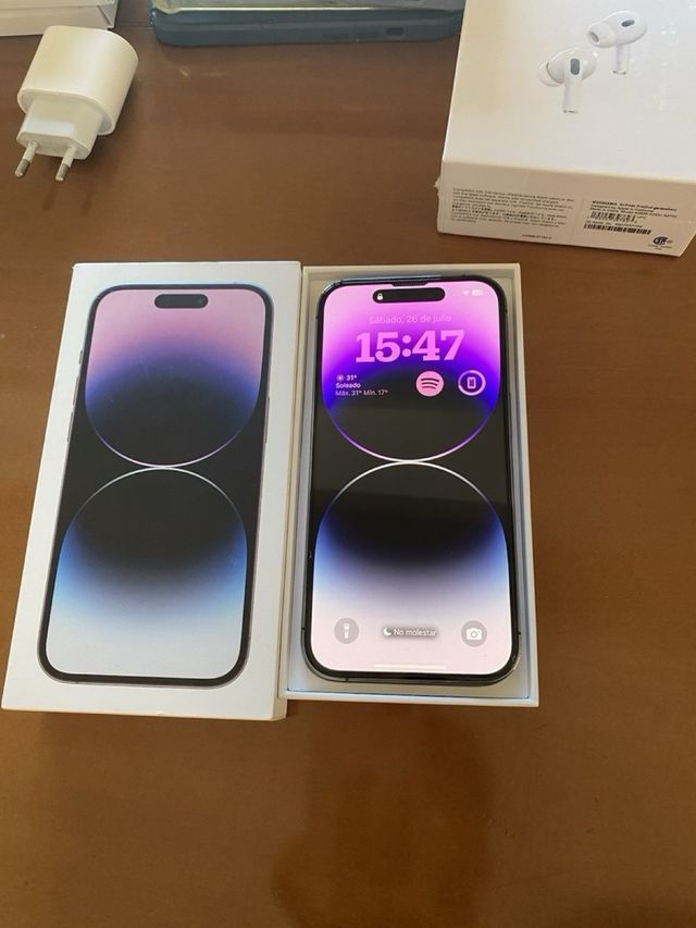 iPhone 14 Pro Space Gray/Violet