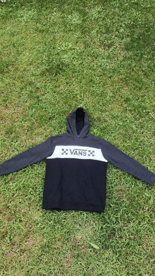 Sudadera Vans Gris y Negra