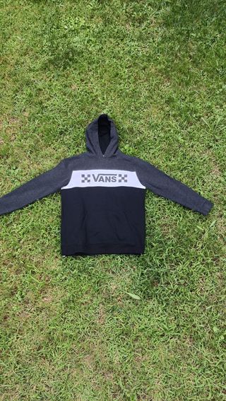 Sudadera Vans Gris y Negra