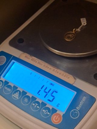 2 Colgantes Oro 18K Letra C y M