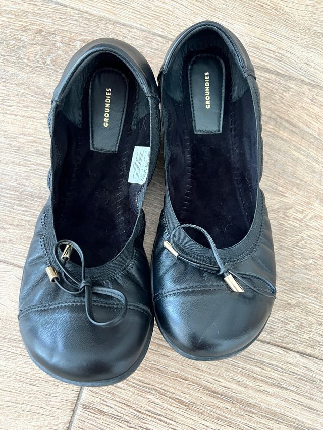 Barefoot Groundies Mulher Ballerinas Tamanho 40 Preto