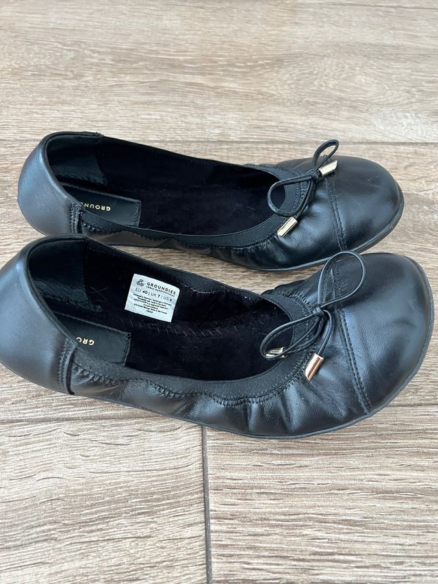 Barefoot Groundies Mulher Ballerinas Tamanho 40 Preto
