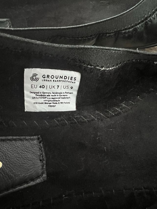 Barefoot Groundies Mulher Ballerinas Tamanho 40 Preto