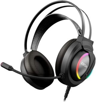 ✨ - KROM auriculares gaming sonido stereo RGB