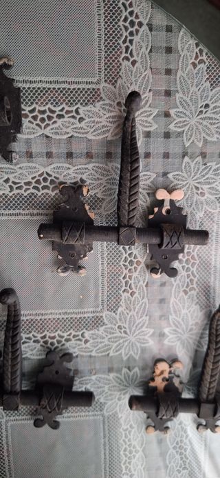 Tiradores vintage de hierro forjado