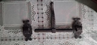 Tiradores vintage de hierro forjado