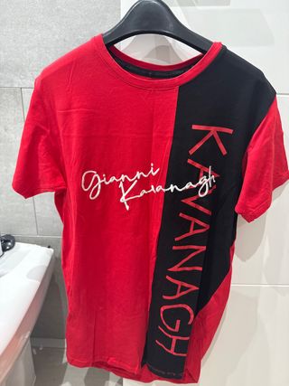 Camiseta Gianni Kavanagh Roja y Negra