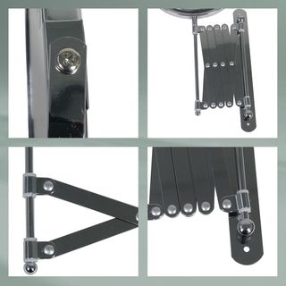 Espejo pared extensible aumento metal Avita