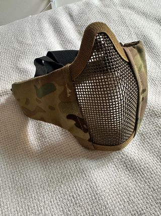 Máscara Protección Facial Militar Camuflaje