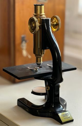 Microscopio Antiguo Reichert Austria