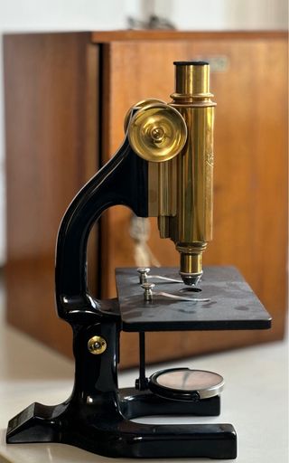 Microscopio Antiguo Reichert Austria