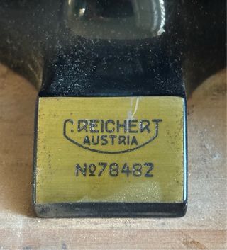 Microscopio Antiguo Reichert Austria