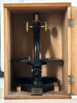 Microscopio Antiguo Reichert Austria