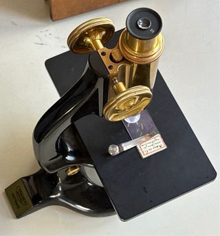 Microscopio Antiguo Reichert Austria