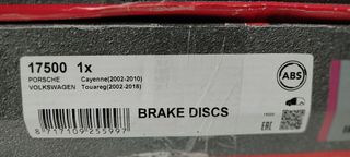 Discos de Freno ABS 17501 17500 Porsche Cayenne VW