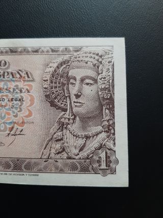 BILLETE DE 1 PESETA DE 1948