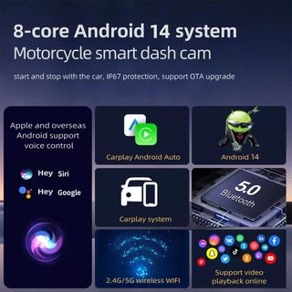 Carplay Aoocci U6 Android moto