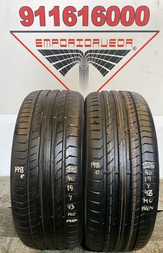 225 40 19 Y CONTINENTAL RUEDA YA MONTADA BARATA