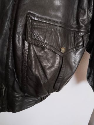 Chaqueta de Piel Evolution Negra