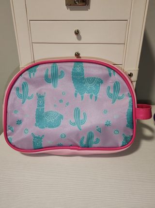 Neceser infantil con llamas, como nuevo