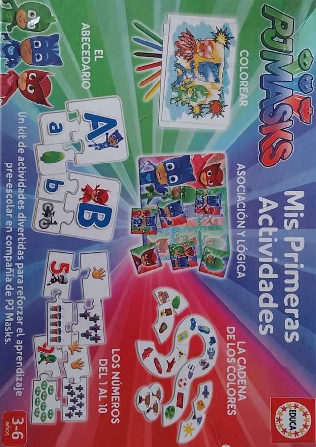 Pjmasks Kit Actividades Preescolar