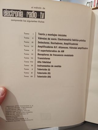 Electrónica+ Radio + TV Televisión I II III Apha