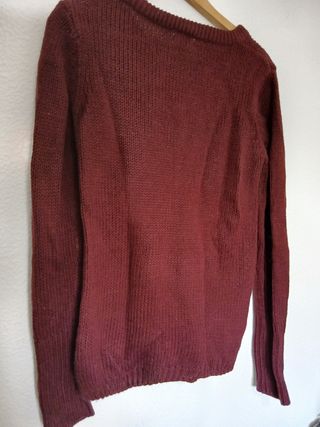 Jersey de lana rojo