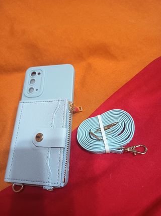 Funda Samsung Galaxi S20 con Tarjetero y Correa
