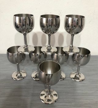 Set 4 Calici Acciaio Inox IMCO