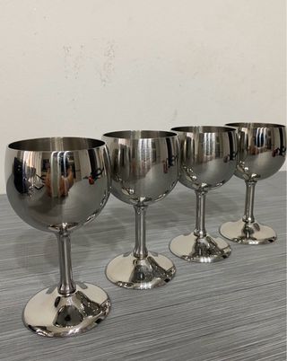 Set 4 Calici Acciaio Inox IMCO