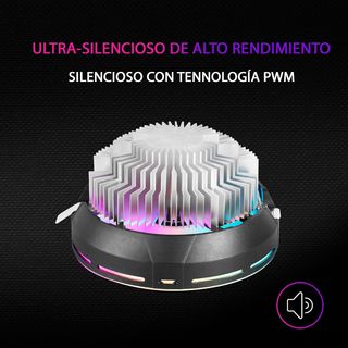 ✨ - Mars Gaming disipador CPU perfil bajo RGB