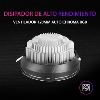 ✨ - Mars Gaming disipador CPU perfil bajo RGB