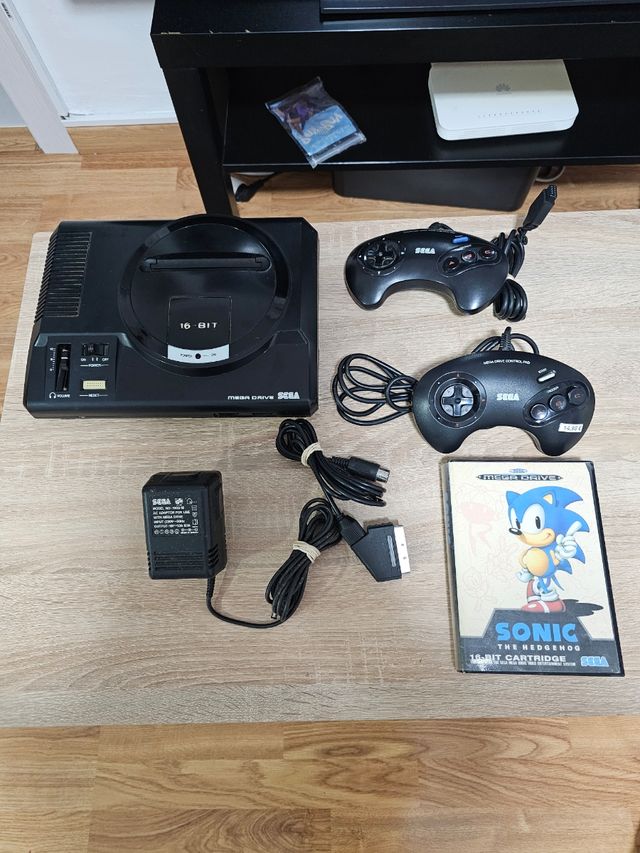 SEGA Mega Drive Consola Completa Negra