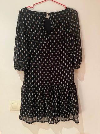 Ideal para Hallowen vestido calaveritas Talla XS
