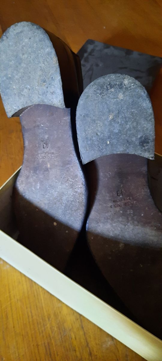 Scarpe uomo vera pelle nere 43