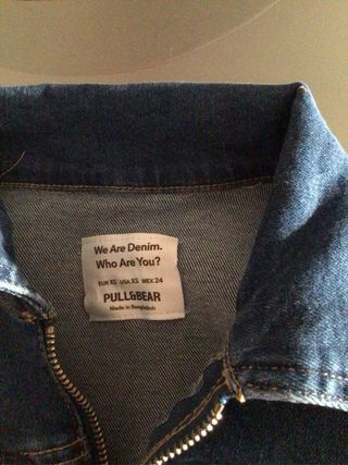 Peto vaquero Pull§Bear mujer talla XS