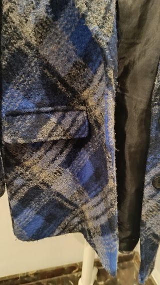 Abrigo Di-Bye cuadros azul talla M/38