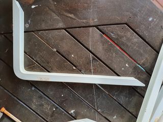 6 Escuadras Multiuso Aluminio Blanco 35x20