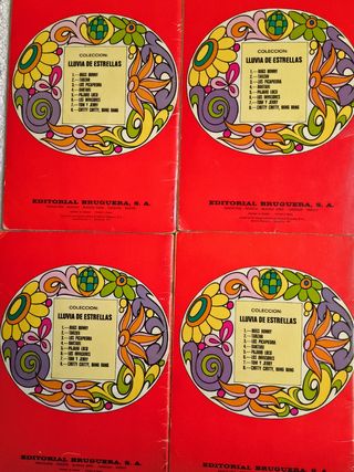 4 COMIC COLECCIÓN "LLUVIA DE ESTRELLAS" AÑO 1971